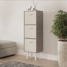 Cedar Grey 3-Tier 3-Drawer