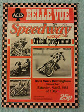 BELLE VUE SPEEDWAY 1981