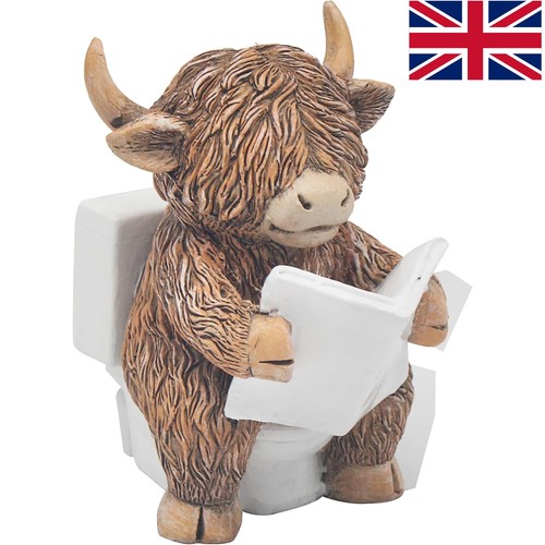Funny highland cow bathroom - funny,