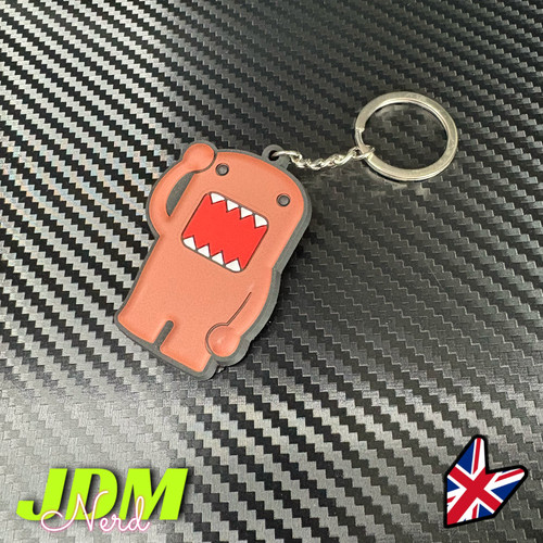 Domo kun rubber keyring - domo,