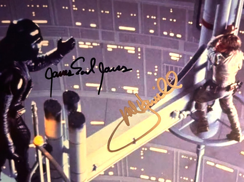 Star wars signed james earl - star,