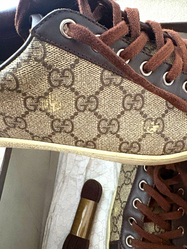 Gucci mens monogram - mens, lace-up