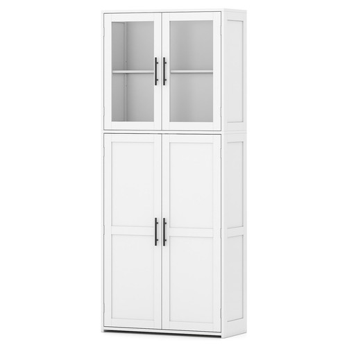 Wooden broom closet utility - closet,