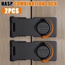 3 Digit Combination Sliding Keyless Lock Security Pad Bolt Shed Gate Garden Door