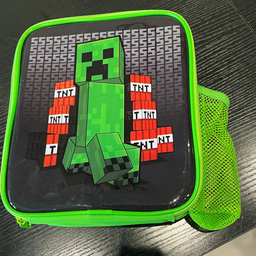 Minecraft creeper kids lunch - creeper,
