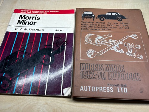 Morris minor books - 2,
