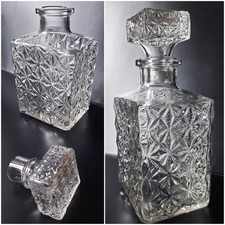 Cut Glass Decanter With