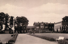 Photo Postcard Greven Station, Facilities 1950s
