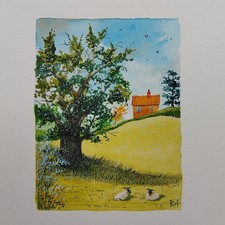 Original watercolour miniature