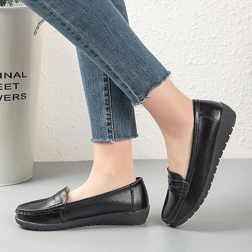 Womens loafers slip flats - womens,