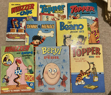 Set of 8 Vintage Annuals BEANO