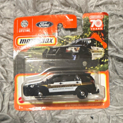 Matchbox ford police vehicle - matchbox,