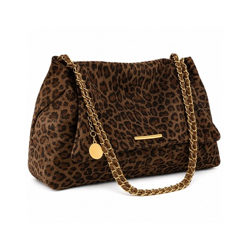 Leopard print crossbody bag - print,