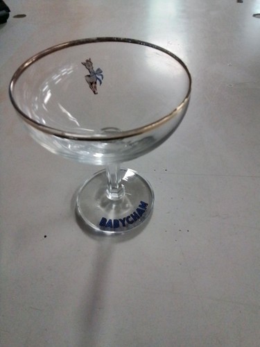 Vintage babycham coupe glass - vintage,