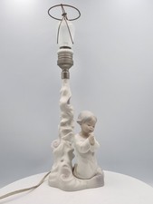 Lladro table lamp kneeling