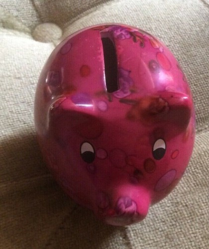 Ceramic piggy bank dark - -,
