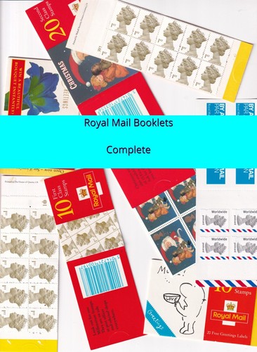 Complete mnh booklets - complete,