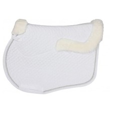 Merino Horse Saddle Pad Numnah Cloth Sheepskin GP Riding Show Jumping Equestrian