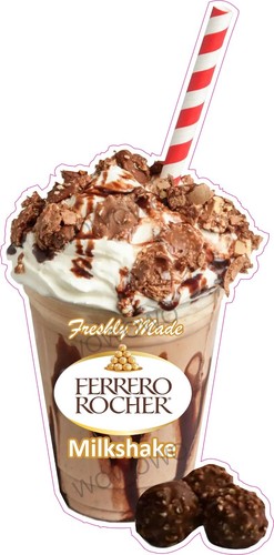 Ice cream van sticker ferrero - cream,