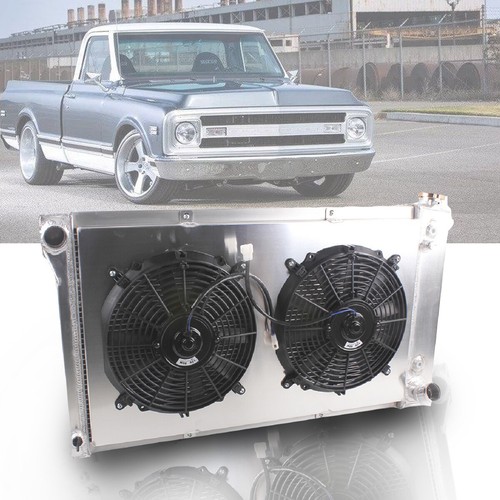Row radiator with fan for - row,