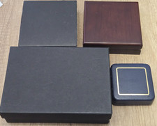 Collection Coin Bullion Boxes Empty 4x Job Lot Display Storage Boxes