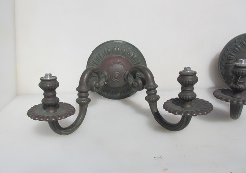 Large antique brass wall - brass,