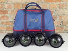 Thomas Taylor Lawn Bowls, Size 4-Lignoid, Set of 4 With Offical Carry Bag
