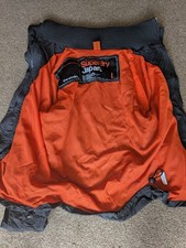 Super dry Mens Windcheater Black Jacket Large