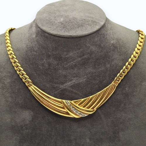 Vintage gold tone statement - vintage,