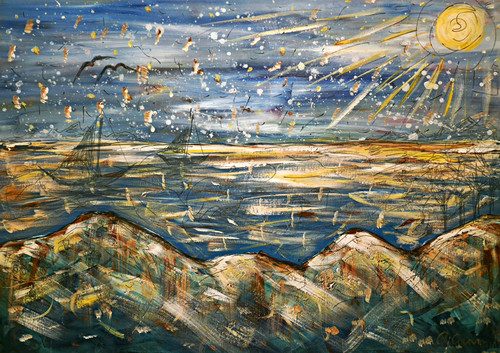 Ooak abstract seascape - ooak,