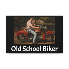 Old School Biker Harley