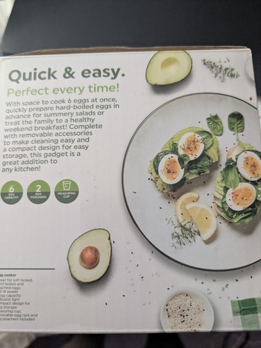 Salter 1760 egg cooker - salter, boxed