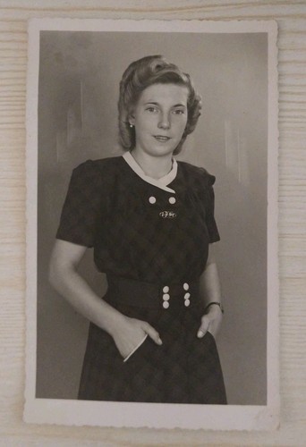 Vintage 1940 shirtwaist dress - 1940,