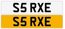 Audi A5 S5 Cherished Private Personalised Number Plate S5 RXE