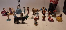 LARGE BUNDLE OF DISNEY PLASTIC FIGURE TOYS - PRINCESS HORSE ANIMALS BEAST ETC
