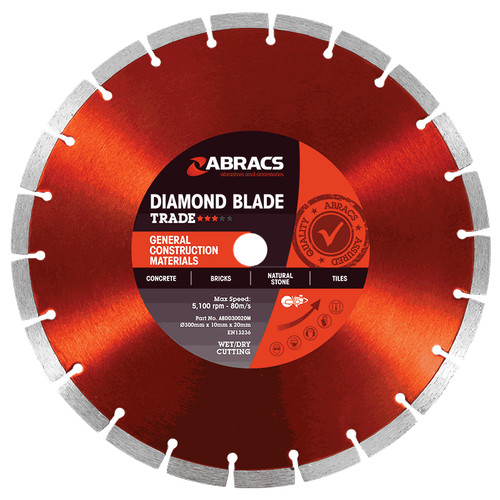 Abracs 300mm diamond blade - abracs,