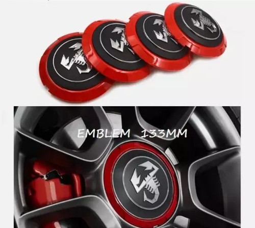 133mm alloy wheel - x4, centre