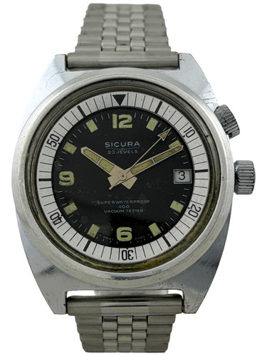 Men diving watch sicura - diving,