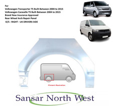 VW Volkswagen Caravelle T5 Drivers Rear Wheel Arch Repair Panel O/S RIGHT