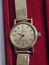 OMEGA Solid Gold Watch 9ct Women's