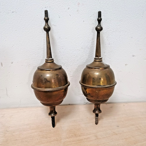 Antique long case clock - , brass