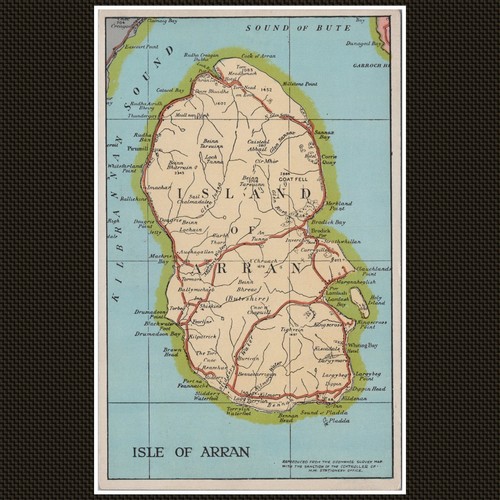 Isle arran topographical - isle,