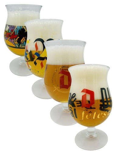 Duvel belgian beer glasses - duvel,