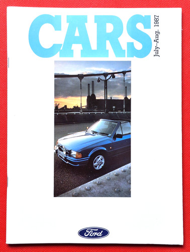 1987 ford cars brochure - cars,
