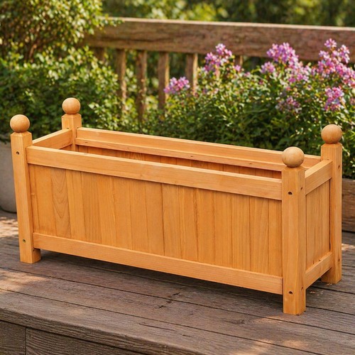 Brown wooden rectangular - brown,