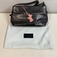 Radley small dark brown handbag With shoulder strap and Dustbag@E