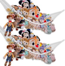 Mia Weaver Stuffed Animal Hammock 2 Pack Toys Corner Hanging Storage Net NEW