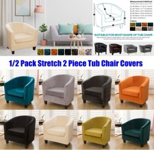 2-Piece Tub Chair Covers