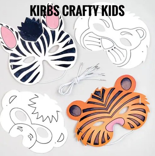 Jungle animal colour masks - animal,