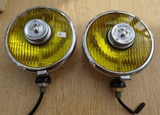Pair of Butlers Saucer Mk 11 chrome fog lamps